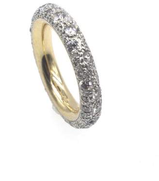 Pomellato Tango 18K Yellow Gold with 1.91ct of Diamond Band Ring Size 6