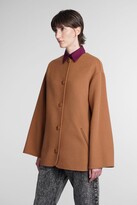 Thumbnail for your product : Marni Cape In Leather Color Wool