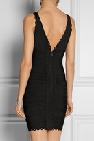 Thumbnail for your product : Herve Leger Scalloped bandage dress