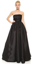 Thumbnail for your product : Reem Acra Draped Bodice Ball Gown