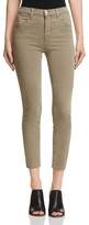 Thumbnail for your product : J Brand Alana Sateen Jeans in Silver Sage - 100% Exclusive