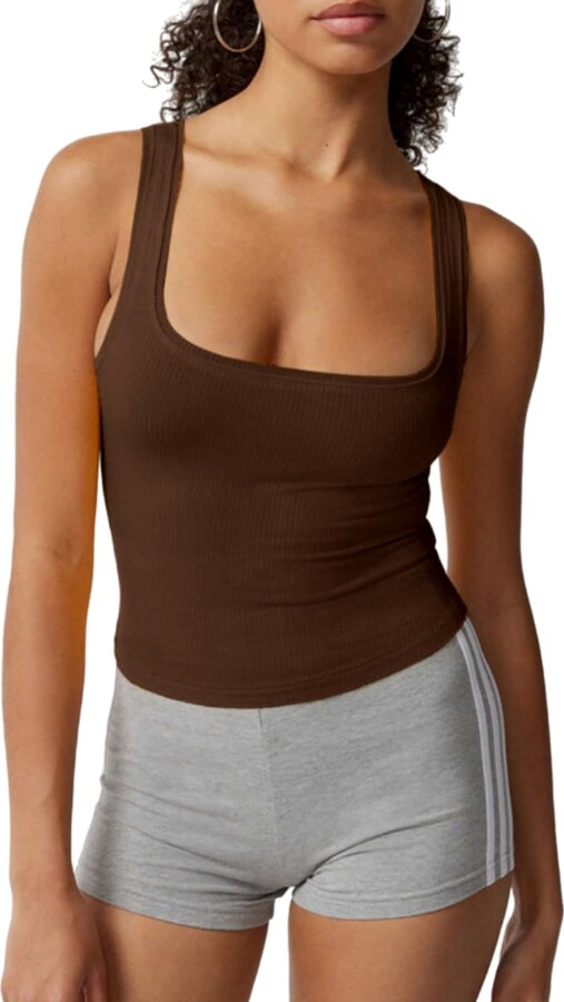 Beloved Morrie Spaghetti Straps Vest Camisole Tank Tops Suspender