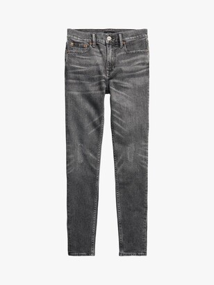 Ralph Lauren Polo High Rise Skinny Jeans, Grey