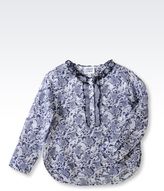 Thumbnail for your product : Armani Junior Printed Muslin Shirt