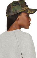 Thumbnail for your product : Camo NLST SSENSE Exclusive Green Mesh Back Cap