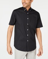 Thumbnail for your product : Club Room Men's Micro Dot Print Stretch Cotton Shirt, Created for Macy's