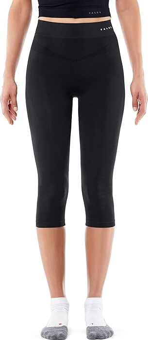 Falke ESS Sport Maximum Warm 3/4 Tights Women's Casual Pants Black : XS, Polyester/Polyamide/Elastane