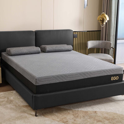 EGOHOME 10" Medium Copper Infused Gel Memory Foam Mattress
