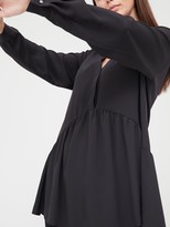 Thumbnail for your product : Very Collar Button Through Tunic Black