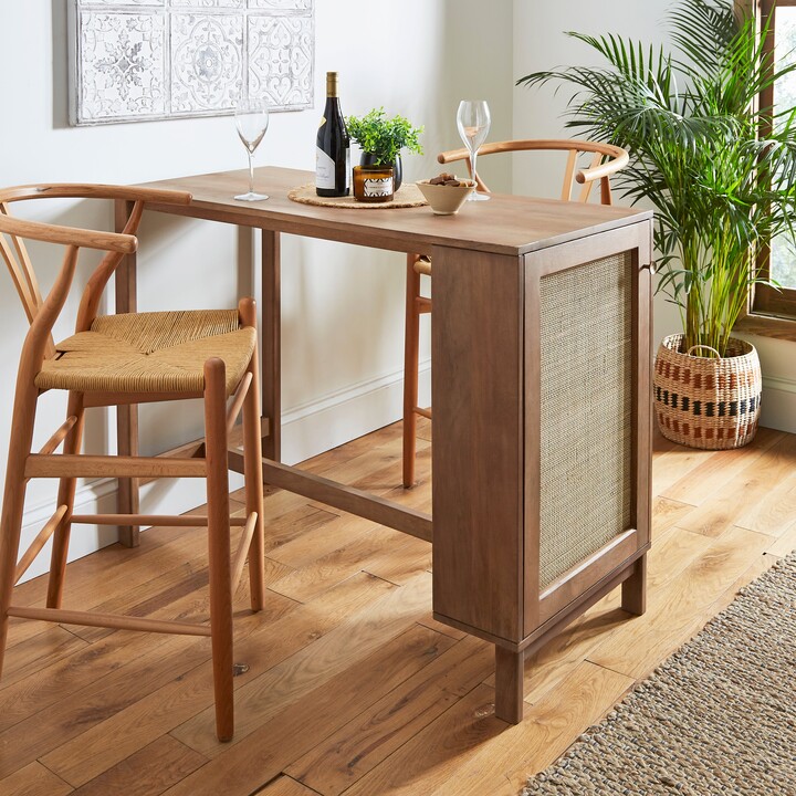 Dunelm Indi Bar Table Mango Wood Brown ShopStyle