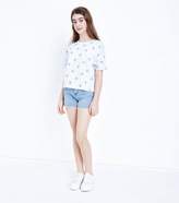Thumbnail for your product : New Look Teens Blue Floral Embroidered T-Shirt