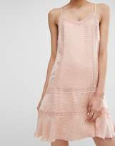 Thumbnail for your product : Vero Moda Satin Lace Trim Cami Dress