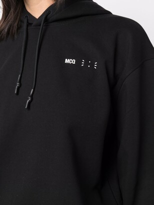 McQ Logo-Print Pullover Hoodie