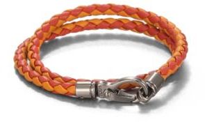 Tod's Leather Double-Wrap Bracelet