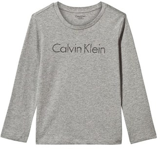 Calvin Klein Grey and Black Branded Pyjama Set