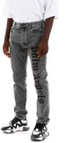Thumbnail for your product : Palm Angels Logo Print Jeans