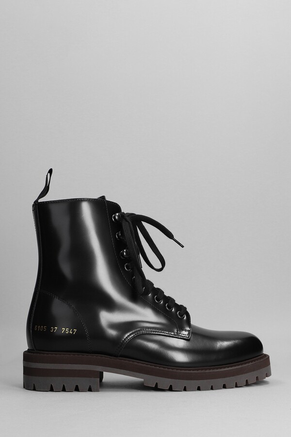 comfortable black combat boots