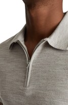 Thumbnail for your product : Reiss Maxwell Zip Merino Wool Polo Sweater