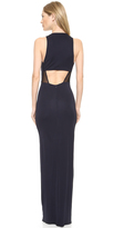 Thumbnail for your product : Yigal Azrouel Cut25 by Cowl Neck Open Back Maxi Dress
