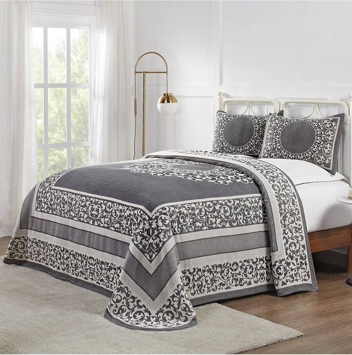Superior Lyron Boho Mandala Lightweight Woven Jacquard Oversized Bedspread  And Sham Set - ShopStyle Quilts & Coverlets