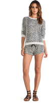 Thumbnail for your product : Chaser Ruffle Animal Print Short