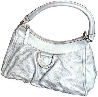 Gucci Hobo Silver Leather Handbags