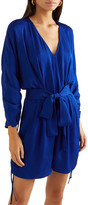 Thumbnail for your product : Stella McCartney Belted Crepe Playsuit
