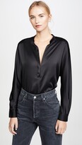 Thumbnail for your product : Vince Band Collar Blouse