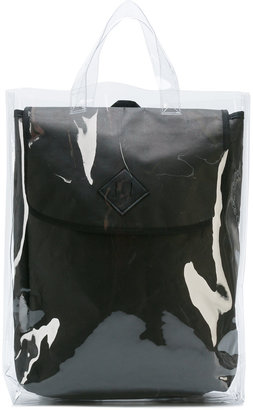 Yohji Yamamoto double backpack - men - Paper/Polyamide - One Size