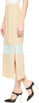 Thumbnail for your product : Wes Gordon Banded Lace Skirt