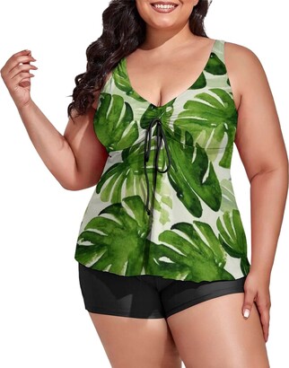 HZMM Underwire Swimsuit Tops for Women Large Bust Fashion Tankini