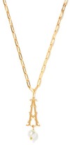 Thumbnail for your product : Simone Rocha Initial-pendant Gold-plated Necklace (a-m) - Gold Multi
