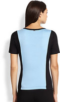 Thumbnail for your product : St. John Jersey Colorblock Tee