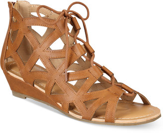 Esprit Cacey Lace-Up Wedge Sandals Women's Shoes