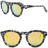 Thumbnail for your product : Diff Eyewear Dime Round Keyhole Bride 46mm Acetate Sunglasses