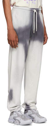 Off-White Off White Grey Spray Lounge Pants
