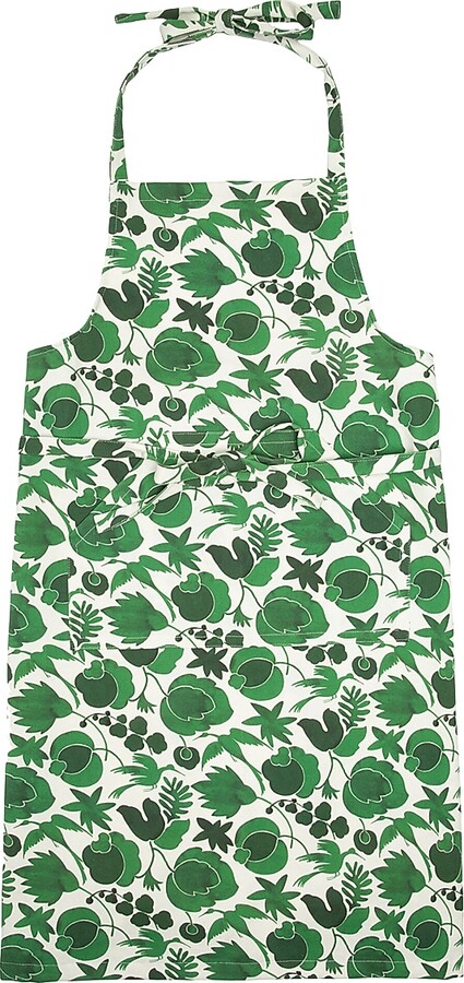 Apron with Pocket - Wildbird Green