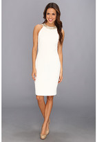 Thumbnail for your product : Badgley Mischka Pebble Crepe Cocktail Dress