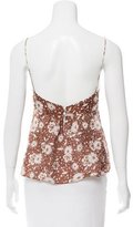Thumbnail for your product : Chloé Sleeveless Floral Print Top