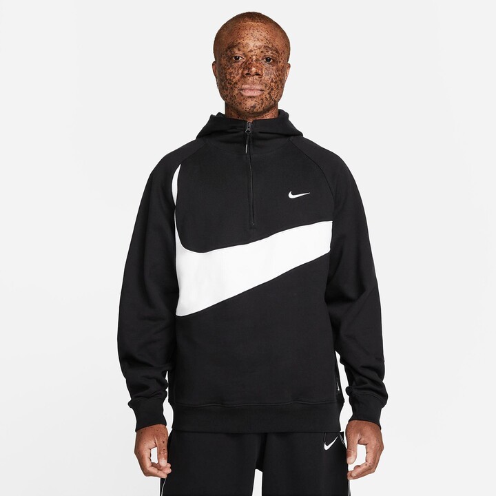 Nike Men's Swoosh Half-Zip Fleece Hoodie - ShopStyle