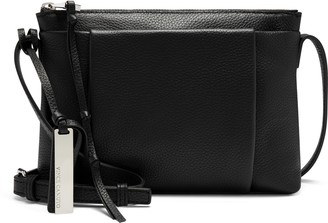 black and silver cross body bag
