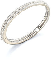 Thumbnail for your product : Adriana Orsini Mod Pavé Crystal Two-Row Bangle Bracelet