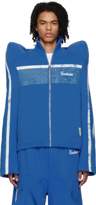 ANONYMOUS CLUB Blue Striped Sweater - ShopStyle