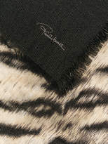 Thumbnail for your product : Roberto Cavalli tiger stripe scarf