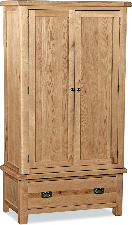 Dunelm Aylesbury Double Wardrobe, Oak Light Brown / Natural ShopStyle