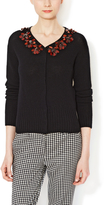 Thumbnail for your product : Prada Cashmere Sequin Collar Cardigan