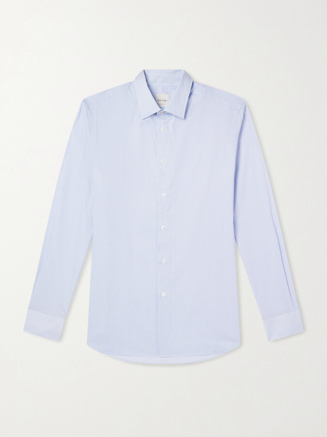Paul Smith Striped Cotton-Poplin Shirt