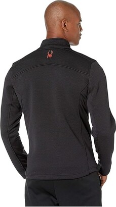 Spyder Encore Full Zip Fleece Jacket (Black) Men's Coat - ShopStyle