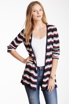 Thumbnail for your product : Minnie Rose Cashmere Vertical Stripe Cardigan