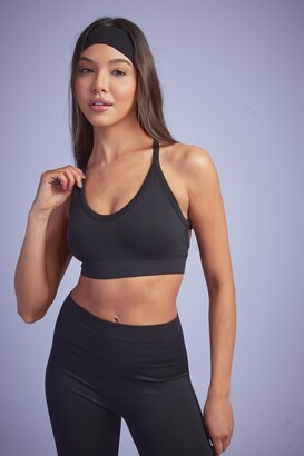 HAOLEI Women's Sports Bras No Underwire High Support Bra Plus Size Seamless  Push Up Underwear Wirefree Yoga Sports Gym Running Bra with Removable